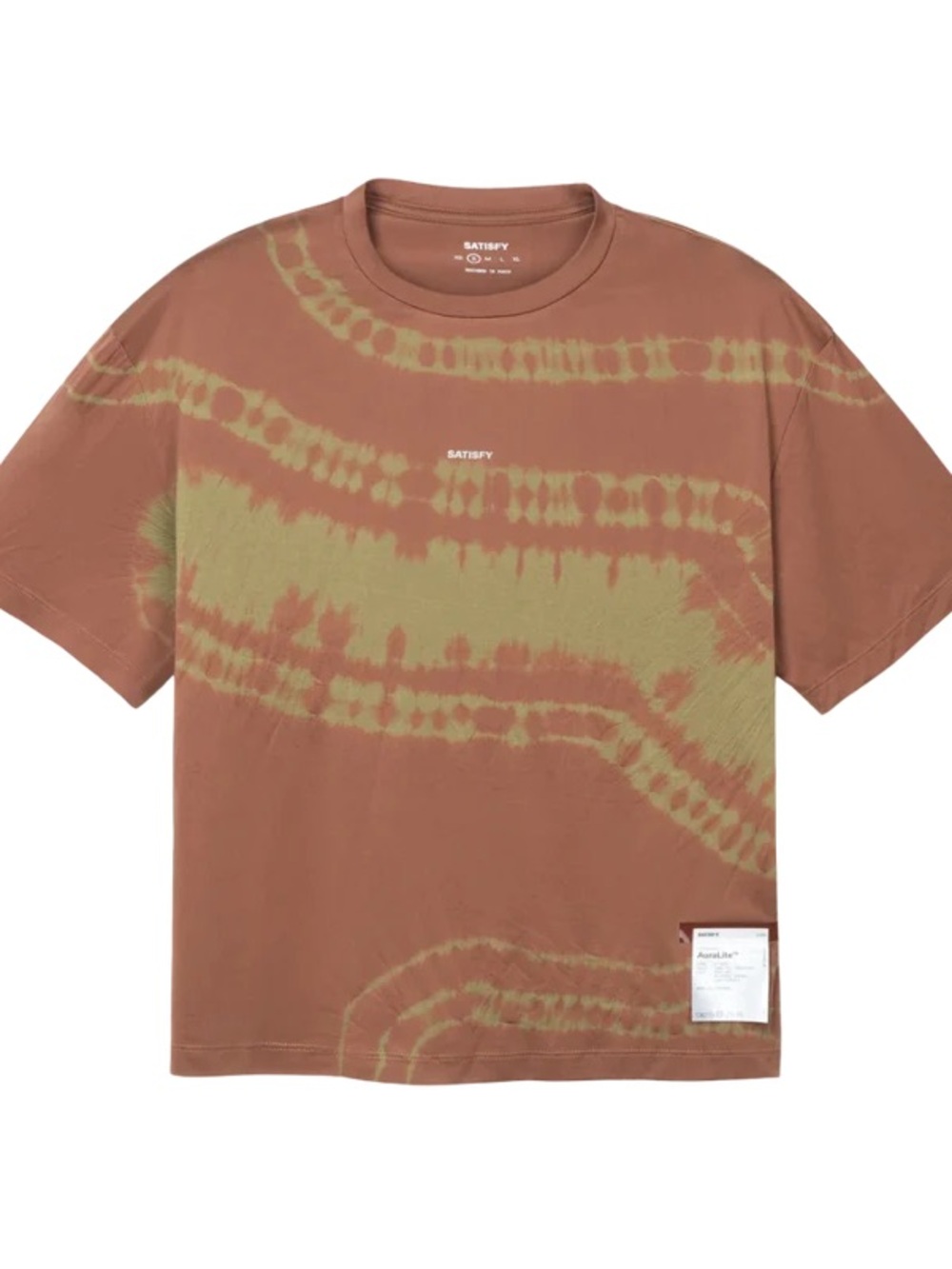 Satisfy Running AuraLite T-Shirt Tie-Dye - Mineral Camo